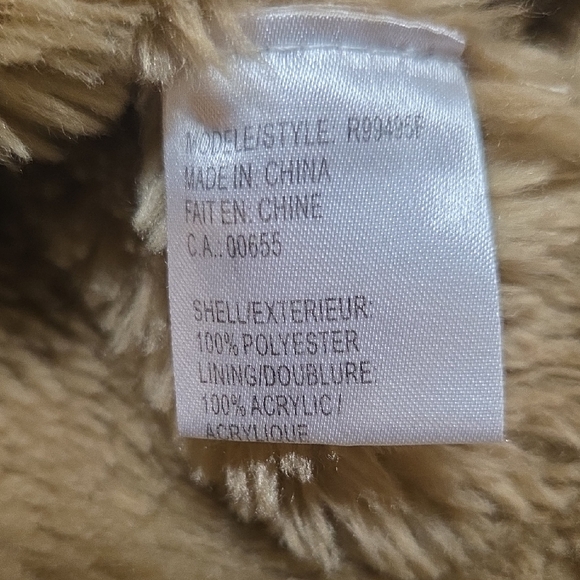 LED ZEPPLIN Upcycled Shearling Jacket - Picture 5 of 7